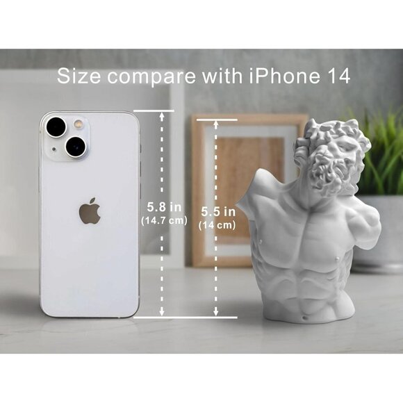 Art Decor Resin Laocoon Bust Greek Sculpture Roman Mythology 5.5"  Inches - Picture 4 of 6